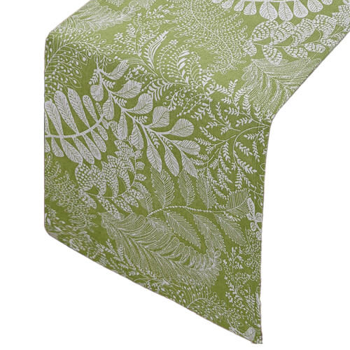 Machine Washable Florals Designs Table Cover-Forest leaves