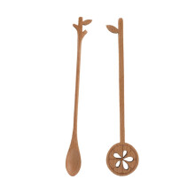 Koffielepel met lange steel, blenderroerder (2 stuks)