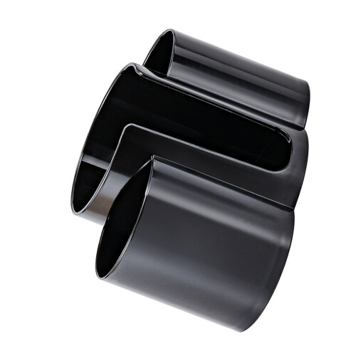 Multipurpose Cosmetic Cotton Pad Storage Box Desktop-Black