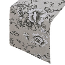 Decorationative Art Tablecloth Sturdy-Ink and Paint Peony