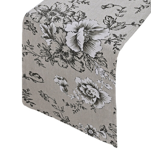 Decorationative Art Tablecloth Sturdy-Ink and Paint Peony