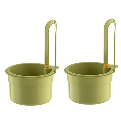 Sink Drain Strainer Basket, Hanging Sink Strainer-2 green