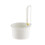 Kitchen Sink Strainer Basket Hanging Waste Drain Filter-White 1