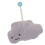 Soft Cloud Hanging Hand Towel Absorbent for Kids Home Use-grey 1