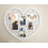 White Heart-Shaped Collage Picture Frame 6x4" 1