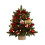 Flocking Beads Mini Christmas Tree Red 45cm 1