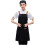 Industrial Restaurant Apron With Water Resistant Coating-Black 1