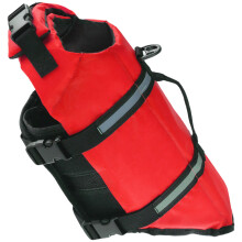 Secure Safety Dog Life Vest Comfortable Swimming Gear-Red L