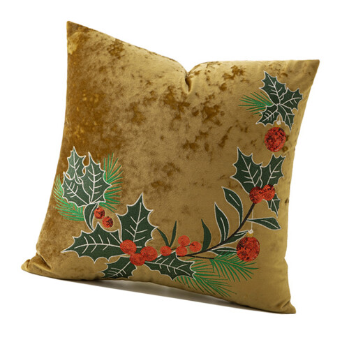 Winter Themed Polyester Cushion Cover Easy Washing Christmas-B1