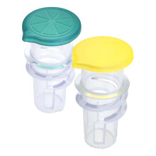 2Pcs Plastic Screw Top Juice Squeezer Manual Juice Extractors