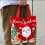 Christmas gift bags snowflake design canvas 10 pcs 1
