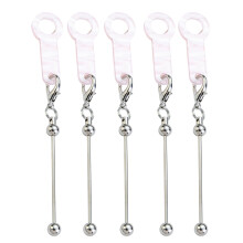 Beadable Cup Charm Straw Charm Blank   DIY Bead Straw Charm-15