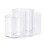 Desktop Cosmetic Dispenser Box Easy Grabs Designs for-Clear 1