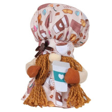 Peluche Gnome Café Chef de Cuisine 21,5 cm