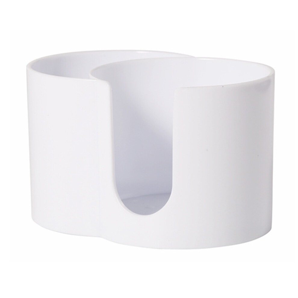 White Hygienic Transparent Cosmetic Swab Dispenser Box Cotton