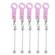 Acrylic Beads Straw Beadable Cup Charm Straw Blank -8