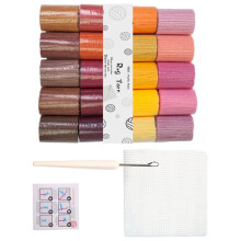 20 kleuren acrylgaren voor het maken van tapijten voor-01