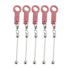 Beadable Cup Charm Straw Charm Blank DIY Bead Straw Charm-6