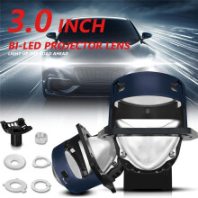 3 Inch LED Light Bulbs White 6000K Car Projector Lens HID Bi-Xenon High Low  Fog Lights H4 H7 9005 9006 9-16V