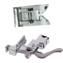 Pair of Sewing Presser Feet Including Low Shanks Snap On Adapters