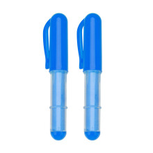 2 stuks stofkrijt uitwisbare potloden naaiaccessoires voor-Blauw
