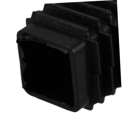 Square Tube Inserts 4pcs Plastic Chair Leg End Caps Easy Installation Clean Protective Finish 2
