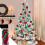 50pcs Red Plastic Christmas Baubles 6cm 1