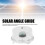 Solar Angle Guide with Compass Solar Panel Measuring Instrument Portable Solar Angle Finder Tools for Outdoor 2Pcs 7