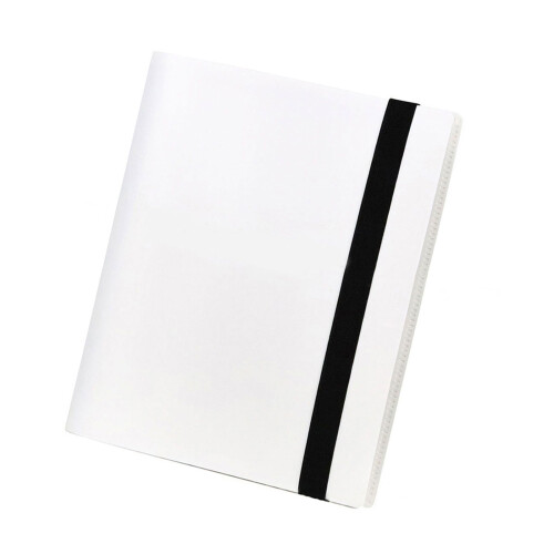 Trading Card Binder 9 Pocket,Side-Loading Card Album-White