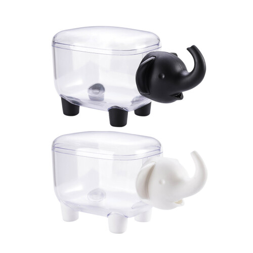 Tragbare Mini-Desktop-Aufbewahrungsbox, transparenter,