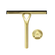 Professional Squeegee Mirror Cleaner for Shower Glass-Gold