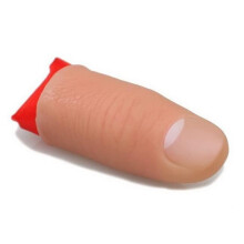 2 Pcs Realistic Rubber Thumb Tips for Magic Tricks Magician Accessories Close Up Silk Vanish Prop