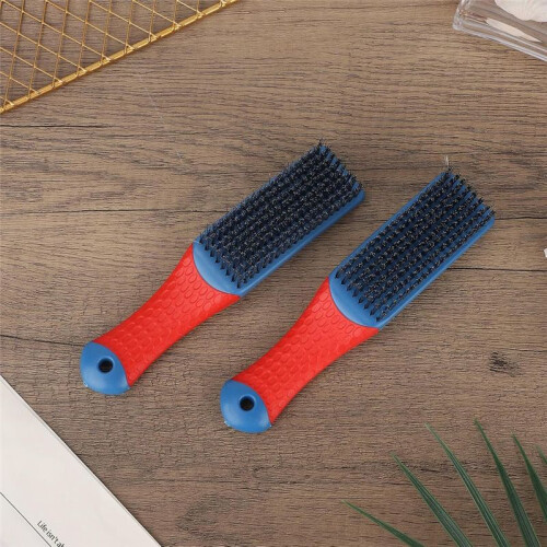 2-Pack Heavy Duty Stainless Steel Wire Brushes for Efficient Cleaning and Rust Removal 2