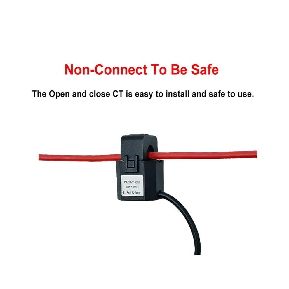 Tuya Zigbee Meter 80A With Clamp App Monitor Kwh Voltage Current Power Consumption 110V 240V 6033391698703