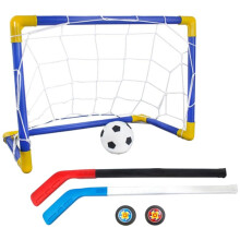 DIY-FußBallnetz-Tor, -Tor für Den Innen- Und AußEnbereich, KindergrößEn-Set, Sport-FußBall-Rahmen, Spielzeug zum ÜBen,  Eishockey-Set