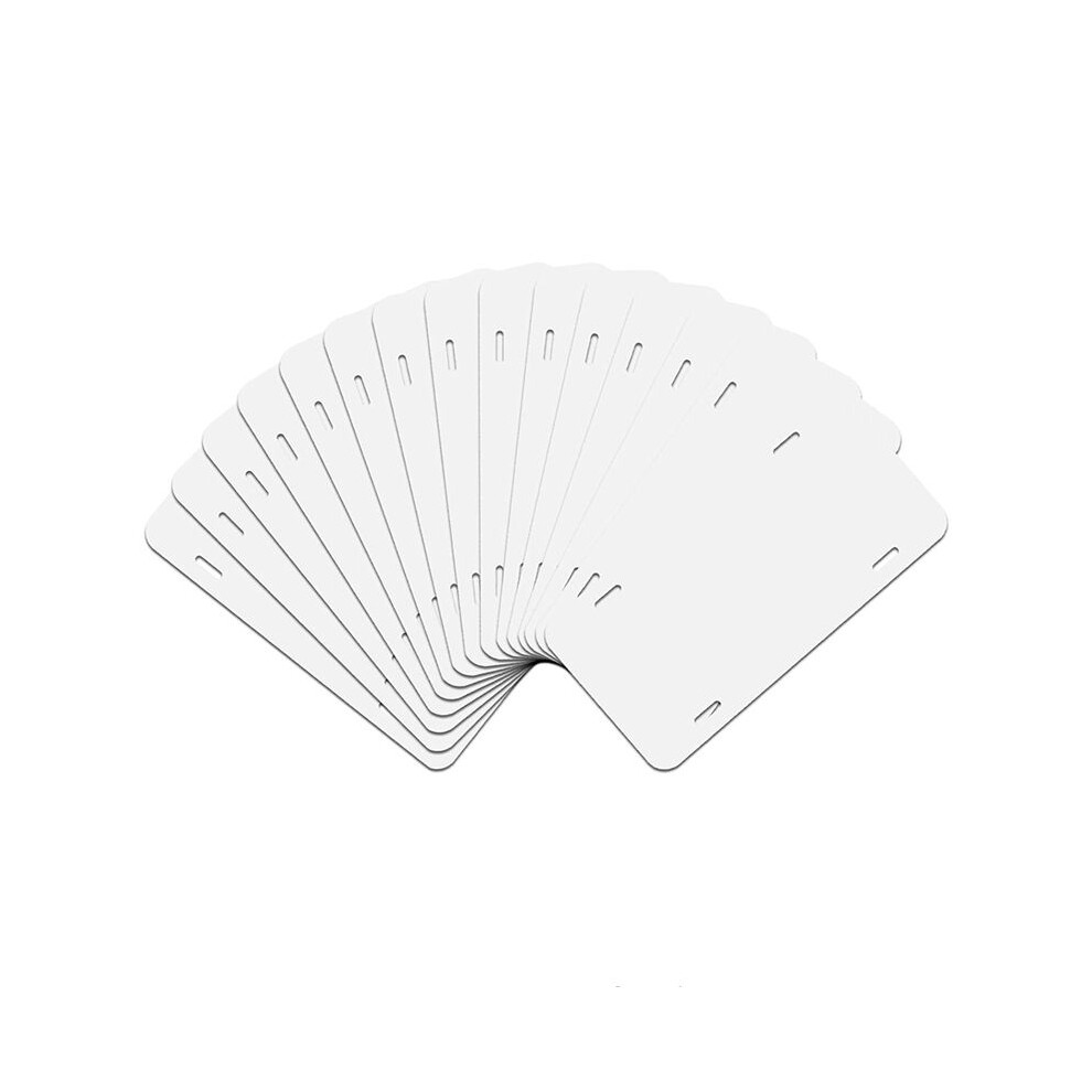 14 Pack Sublimation License Plate Blanks, Thickness 0.65Mm Metal Automotive Sublimation License Plates Tag 6033075422228