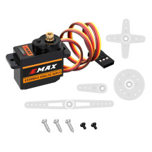 HAWK'S WORK Micro Servo 9g, Motore in Metallo per Braccio Robot RC Aereo Auto Barca, Progetto STEM