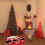 Christmas candy polyester round rug 23 inches non-slip 5