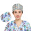 2St Multikleur Scrub Caps Katoen Verstelbaar Comfortabele Pasvorm 7