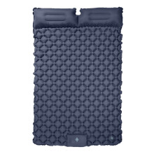 Identity Inflating Double Camping Slumbering Pad-blue