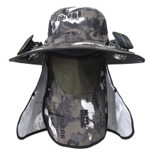 Adjustable Breeze Cooling Sun Hat Solar Powered Solar Fan For-5