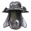 Adjustable Breeze Cooling Sun Hat Solar Powered Solar Fan For-5 1