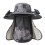 Solar Operated Ventilated Hat With Solar Fan Neck Flap For-4 1