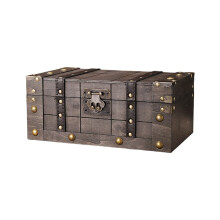 European Styles Wood Jewelry Box Including Metal Lock Clasp-S