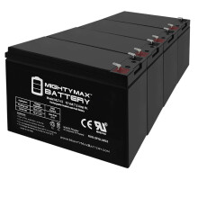 12V 7Ah SLA Sealed Lead Acid Rechargeable Battery Pack of 4 for Tripp Lite OMNISMARTINT700 OMNIVS800