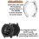 Case and Screen Protector Set for Garmin Instinct E 40mm, TPU Shock Absorbing Frame with Tempered Glass 3+2 Pack 3