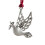 Christmas tree pigeon pendant ornament silver 2.1 in 5