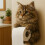 Cute Kittys Themed Bathroom Tissue Roll Dispenser Wall-E1 6
