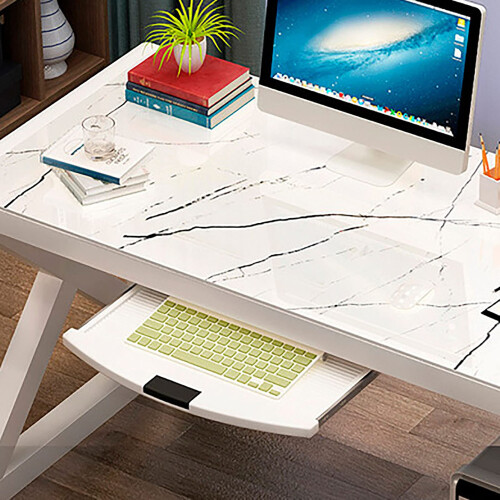 Under Desk Keyboard Tray with Clamp Mount, Ergonomic Adjustable Design, Tool Installation, SpaceSaving Sliding Tray 1