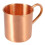 3X Pure Copper Moscow Mule Mug Solid Smooth Without Inside Liner for Cocktail Coffee Beer Milk Water Cup Home Bar 3